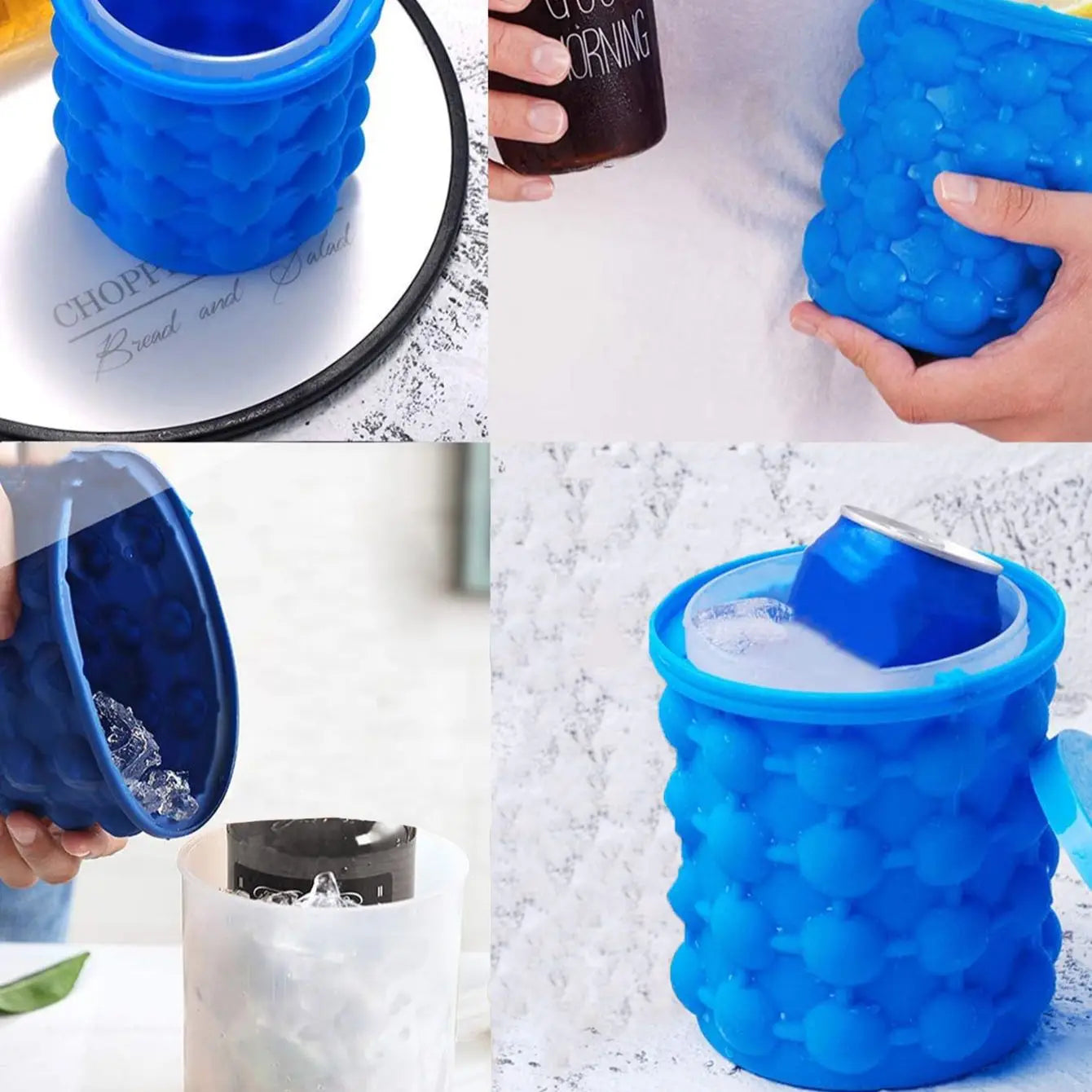 Brezzia IceChill — Seau à Glaçons Silicone Portable