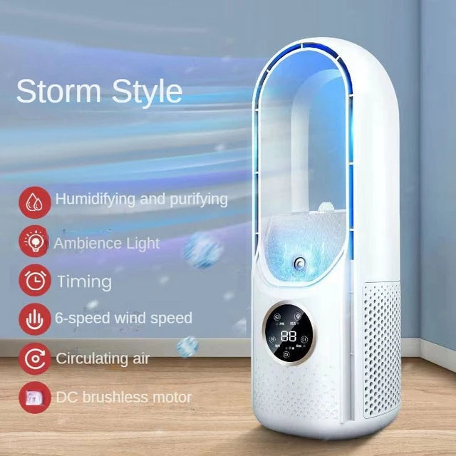 Brezzia SilentBreeze — Ventilateur Sans Lames USB 6 Vitesses