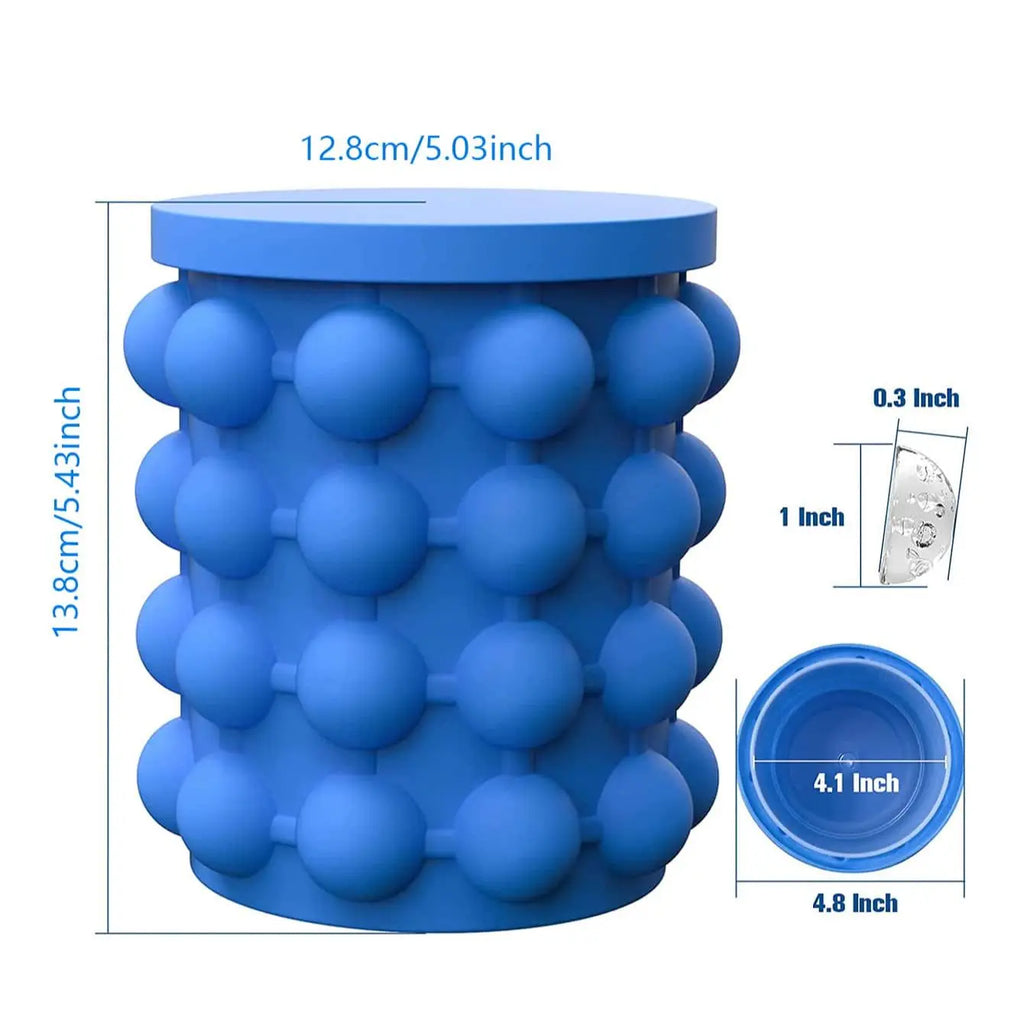 Brezzia IceChill — Seau à Glaçons Silicone Portable